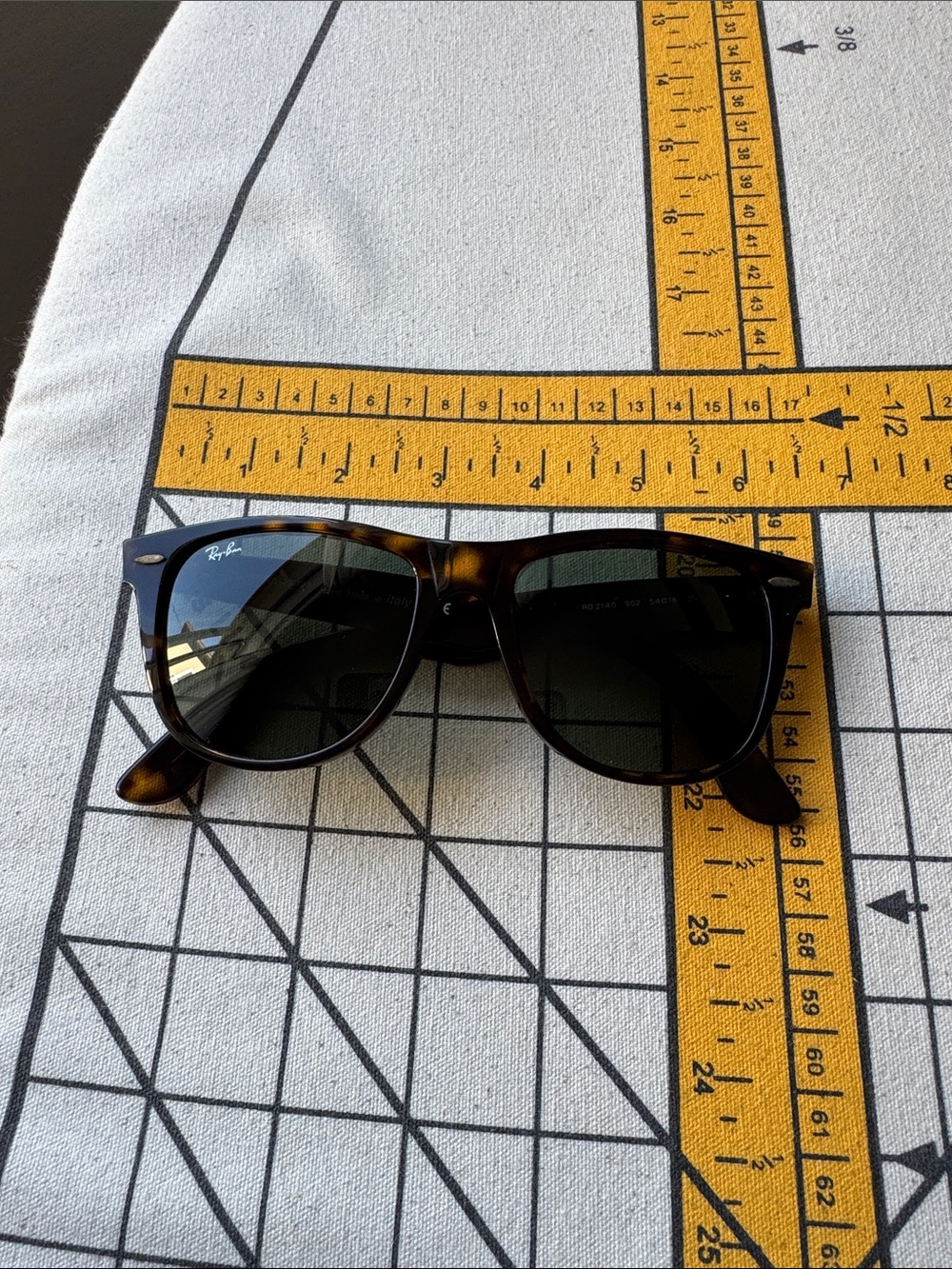 Ray-Ban Tortoiseshell Frame with Dark Lenses Wayfarer Sunglasses